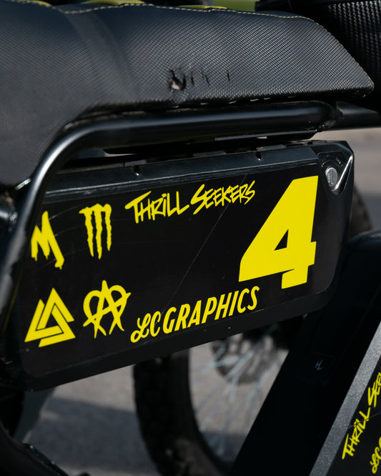 BRT Power 20ah battery decal