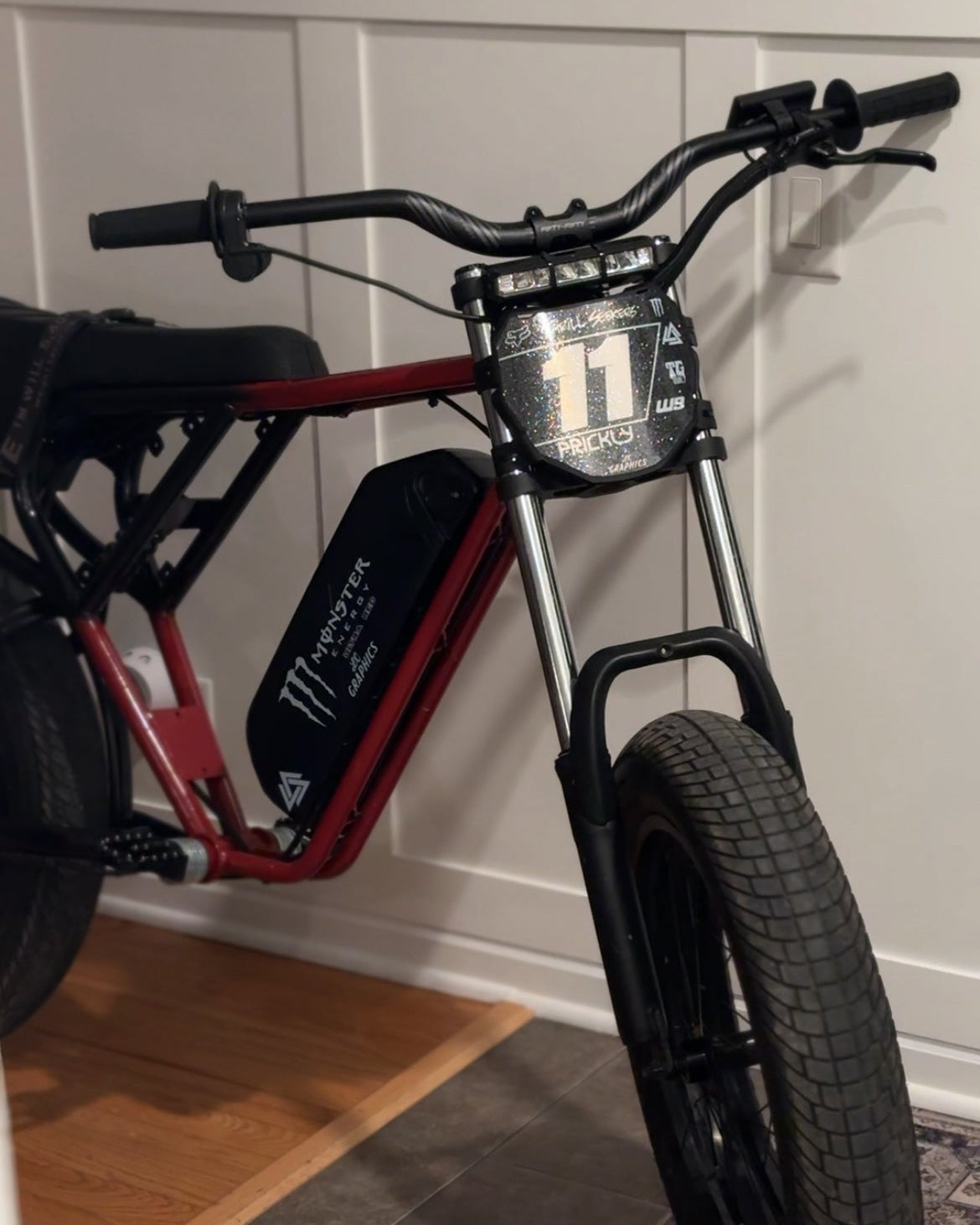 Ridstar battery decal