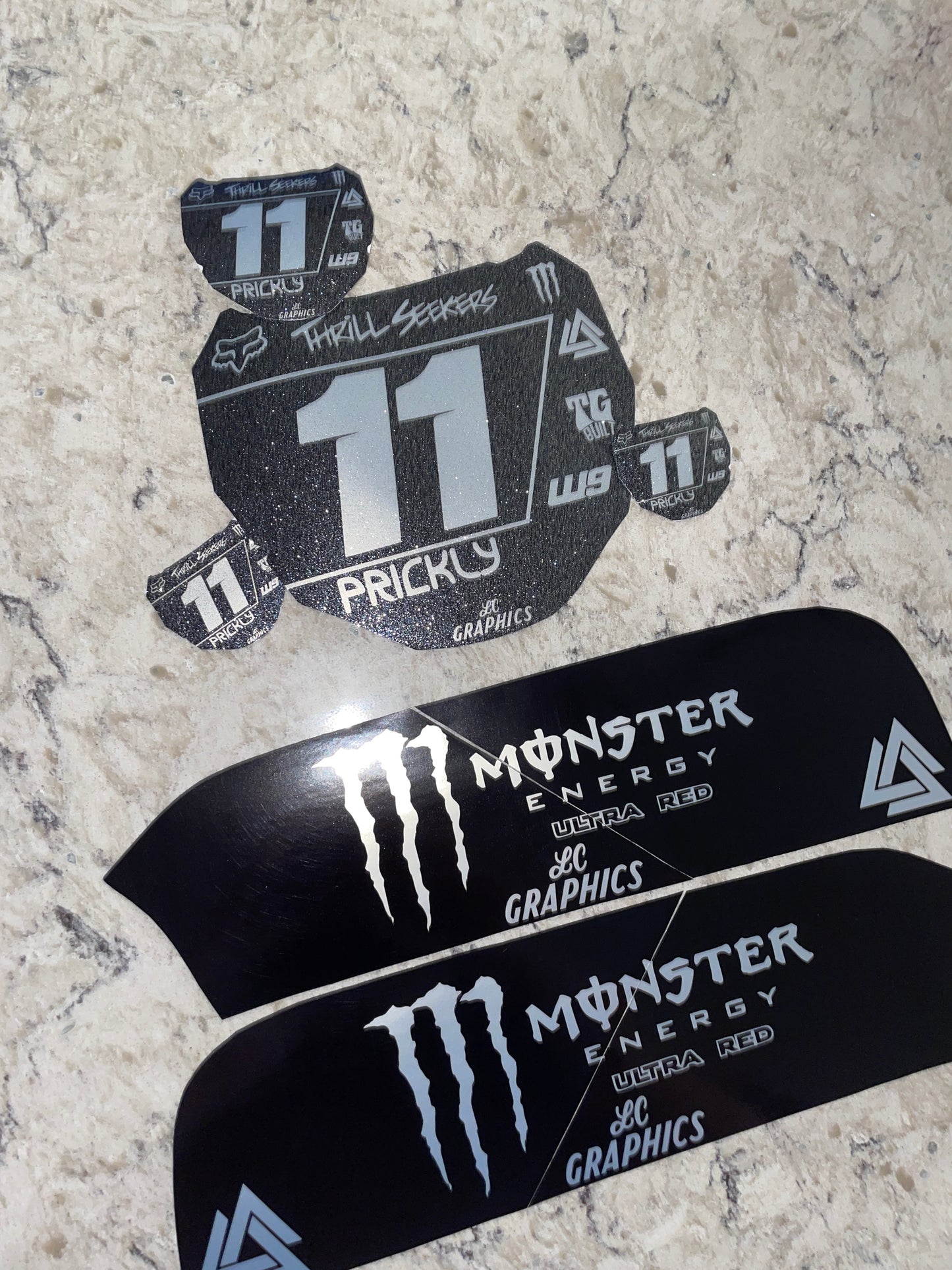 Ridstar battery decal