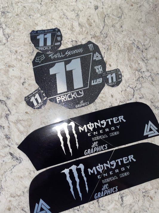 Ridstar battery decal