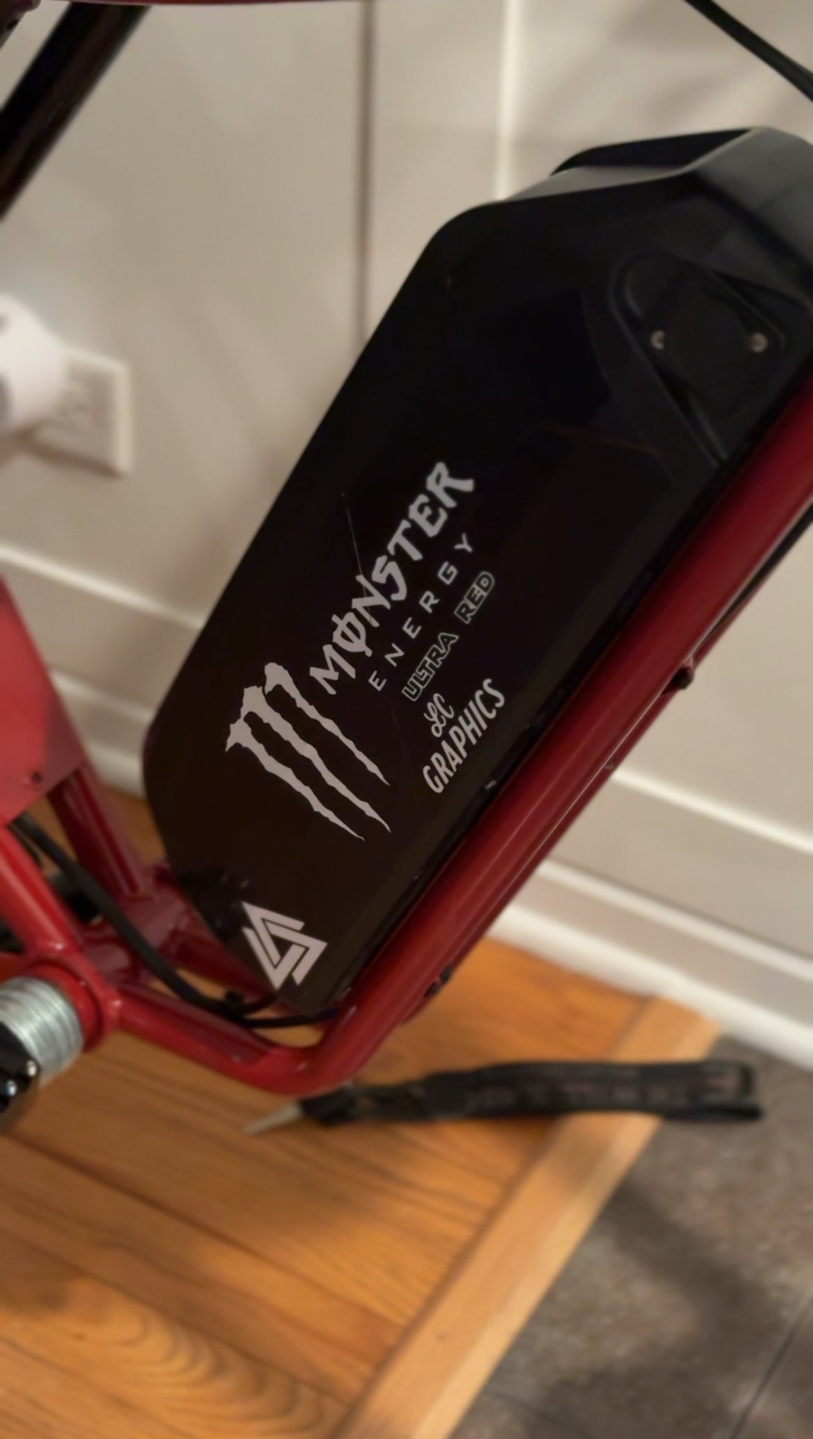 Ridstar battery decal