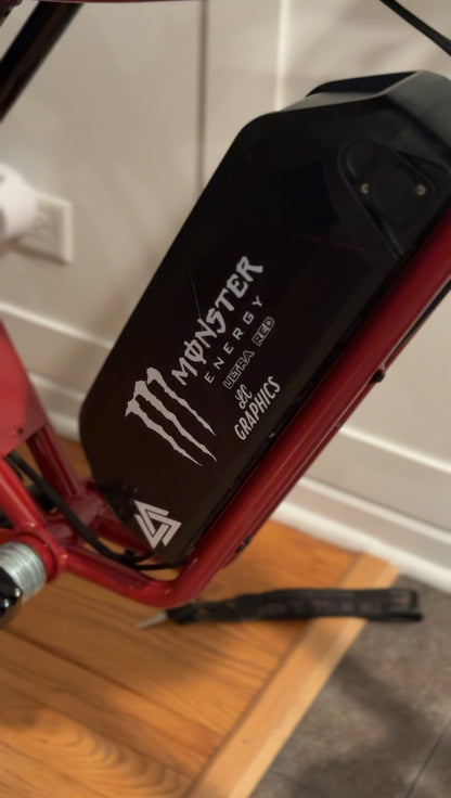 Ridstar battery decal