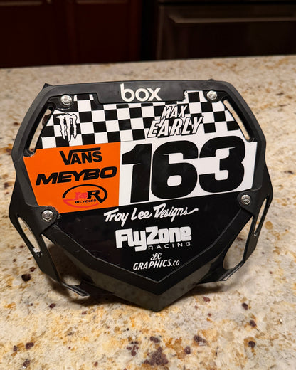 BOX BMX pro plate decal/insert