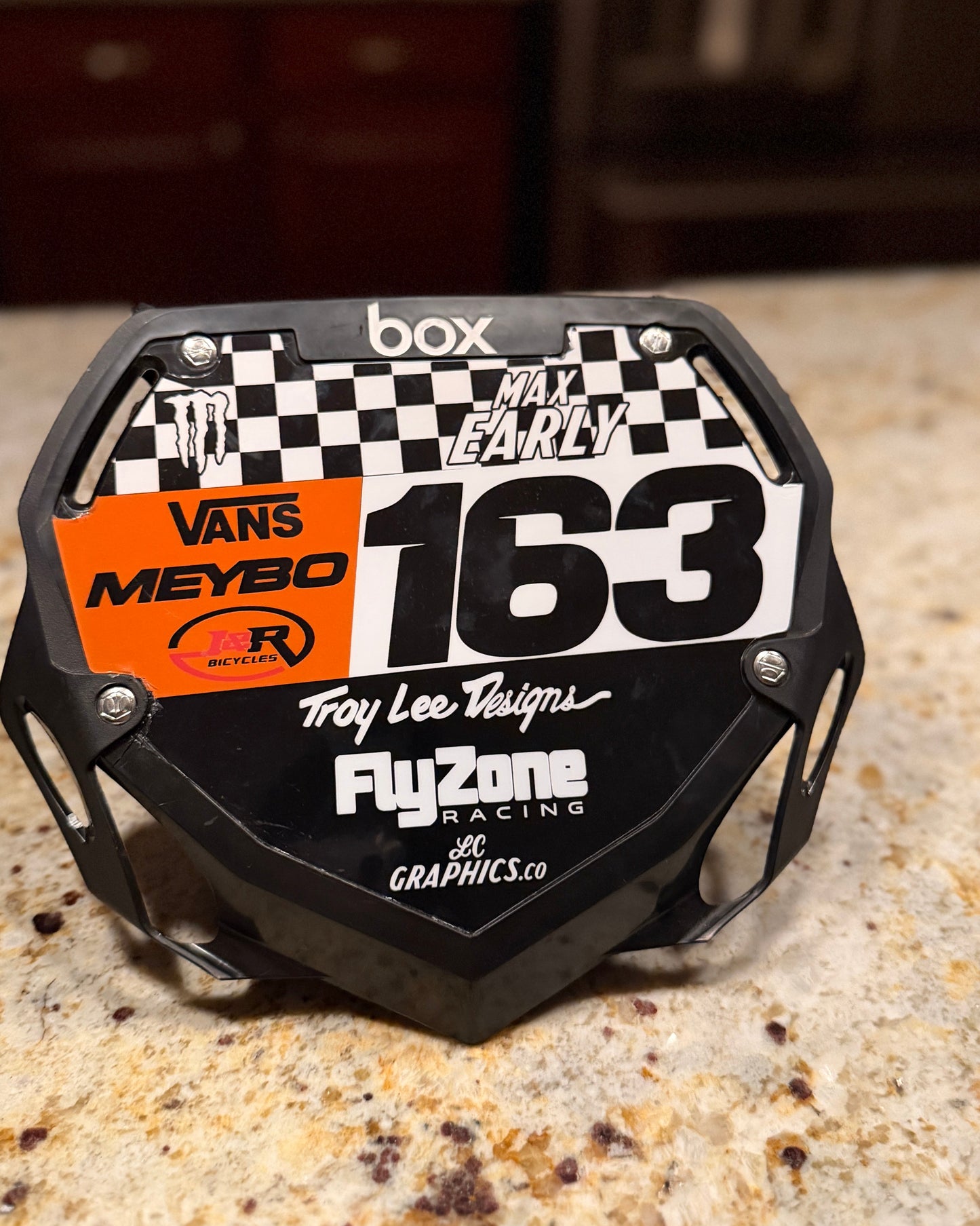 BOX BMX pro plate decal/insert