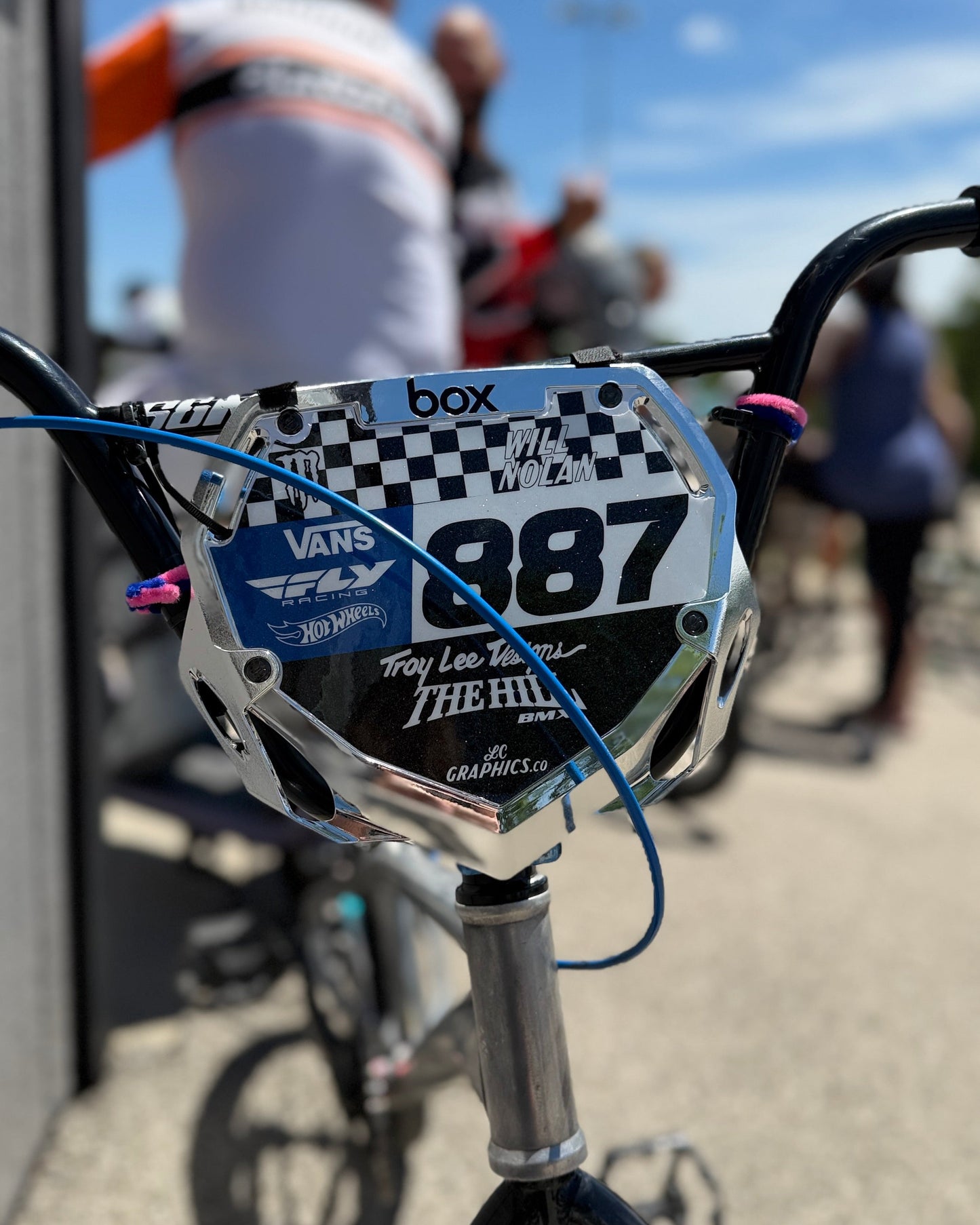 BOX BMX pro plate decal/insert